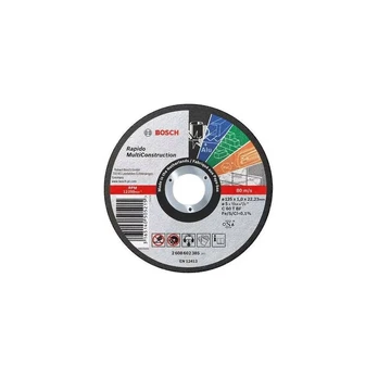 Universalus pjovimo diskas BOSCH, 125 x 1,0 x 22,23 mm, ACS 60 V BF