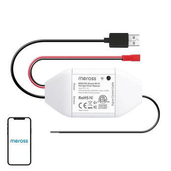 „Meross MSG100HK“ išmanusis garažo vartų jungiklis („HomeKit“)