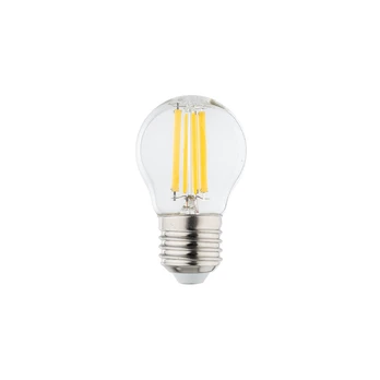 E27 LED lemputė 6 W, skaidri, 3000 K, reguliuojama