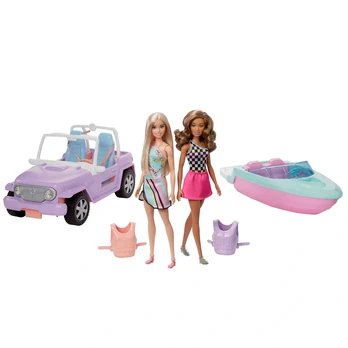 Doll - 54531 - set - BARBIE - CAR & BOAT