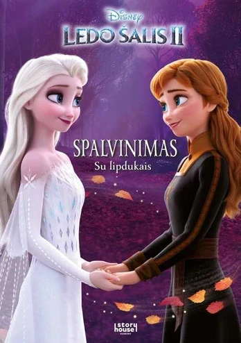 Ledo šalis 2. Spalvinimas su lipdukais