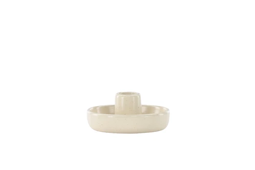 Otis Žvakidė, smėlio/juoda Dots - W11*H5cm