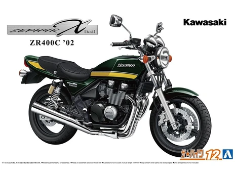 Aoshima - Kawasaki ZR400C Zephyr x '02, 1/12, 06653
