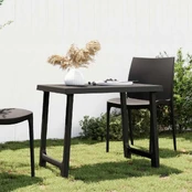 Stovyklavimo stalas, antracito, 79x56x64cm, PP kaina