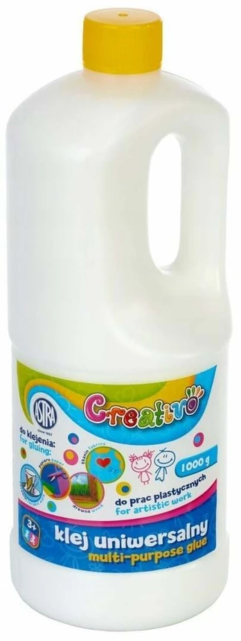 Klijai pva Astra Creative, 1 kg, balta