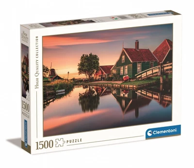 Dėlionė su mediniais namais Clementoni, 1500 d