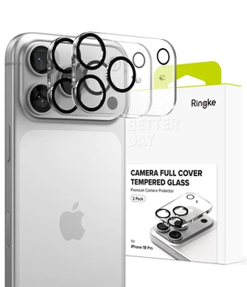 Kameros apsauga Apple iPhone 18 Pro telefonui "Ringke Camera Full Cover 2-Pack"