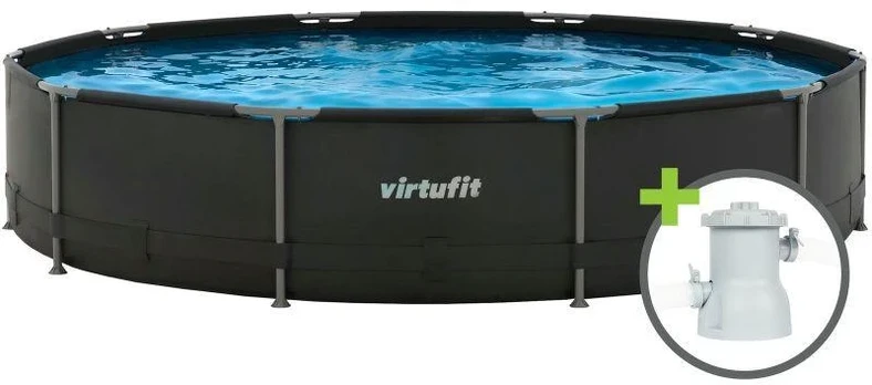 Apvalus baseinas VIRTUFIT 305 cm su filtravimo siurbliu
