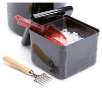 Multi Isspand 3.4 ltr 20x20x17 cm Plastik Sort,1 stk