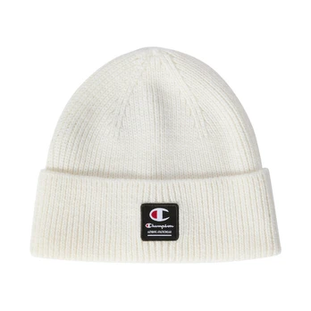 Champion kepurė Beanie Cap, kreminė, 806069 WW056