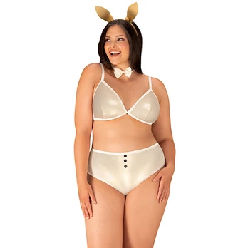 Obsessive - Neo Goldes 2XL/3XL Teminis kostiumas