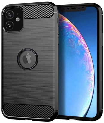 Oem CARBON Case for IPHONE 12 MINI juodas