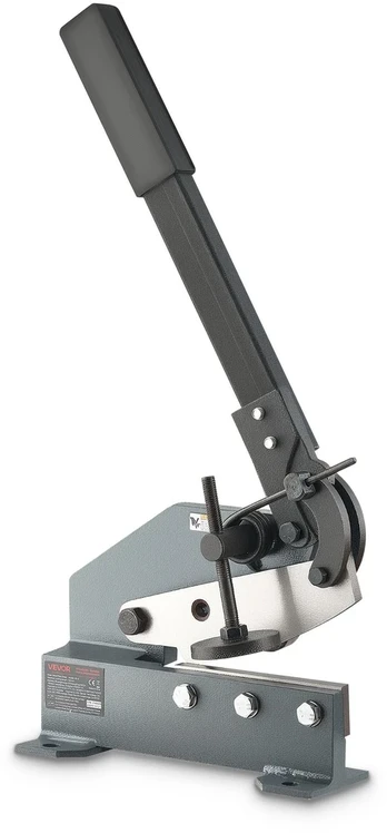 Rankinė skardos pjovimo staklė pjovimo plotis 155 mm plieno rėmas