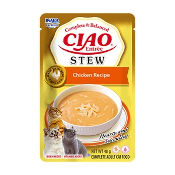 CIAO Stew konservai katėms su vištiena,40g