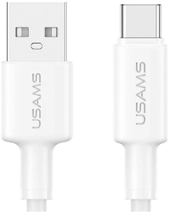 Kabelis USAMS U90 3A USB-A do USB-C balta