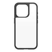 Dėklas Otterbox OB REACT APPLE IPHONE 15 PRO/Juodas CRYSTAL CLEAR/Juodas kaina