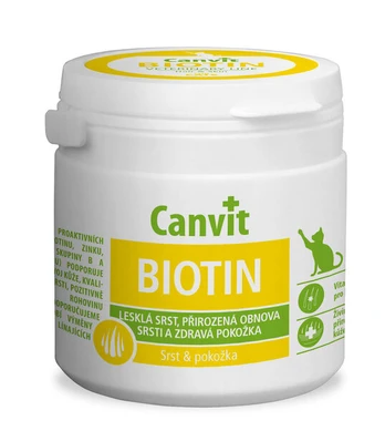 Canvit Biotin vitaminai katėms tabletėmis N100 100g