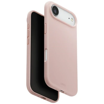 Dėklas UNIQ Lino do iPhone Air Magclick Charging rožinė