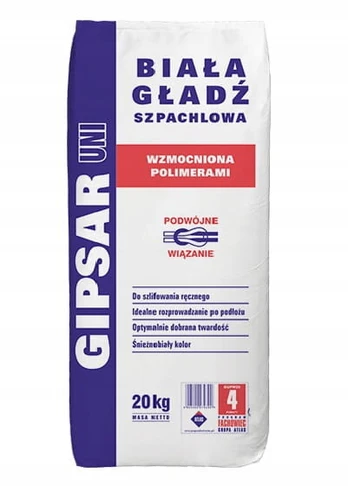 "Gipsar" išlyginamasis mišinys baltas 20 kg