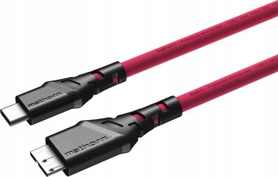 Eaton USB kabelis Mathorn MTC-530M foto kabelis 5m 10Gbps USB C - MicroB Magenta