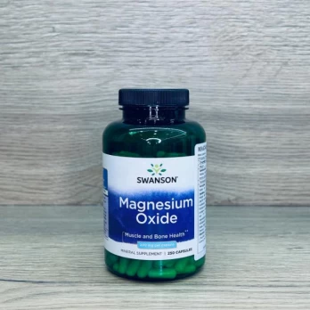Swanson Magnesium Oxide - 250 kaps.