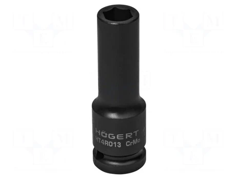 Socket | 6-angles,socket spanner,impact | HEX 13mm | 1/2" | long