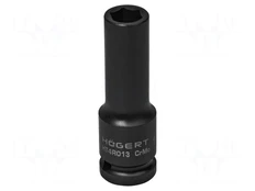 Socket | 6-angles,socket spanner,impact | HEX 13mm | 1/2" | long kaina