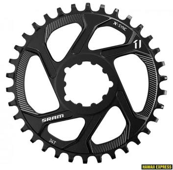 Priekinė žvaigždė SRAM X-Sync 34T Direct Mount 3mm Offset Boost Alum 11 speed