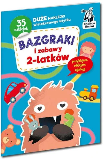 Kapitan Nauka Captain Science Scribbles and Games for 2-Year-Olds KS1193