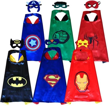 Superherojaus apsiaustas ir kaukė vaikams (3-6 m.) - 4