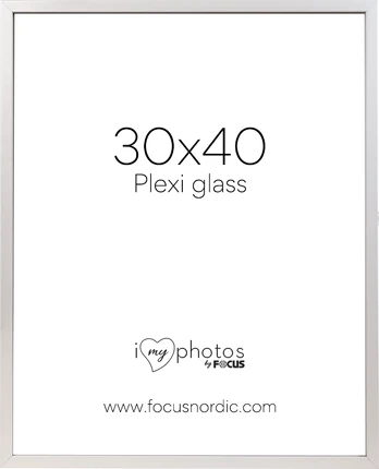 Nuotraukų rėmelis Focus Soul Baltas 30x40 plexi