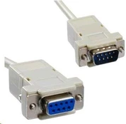 PremiumCord DB-9 – DB-9, 5m, baltas (kpm5) kaina