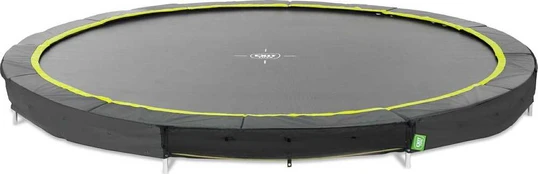 EXIT Silhouette ground sports trampoline ø366cm - juodas