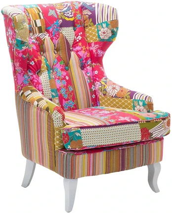 Beliani Fotelonas MOLDE Fuchsia