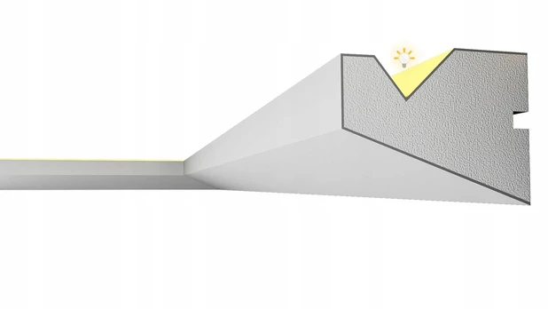 Led karnizas, lubų apšvietimas, dekoratyviniai elementai, Sgl1