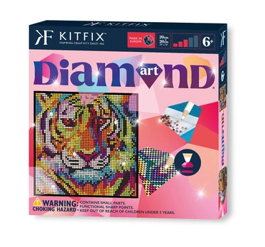 KITFIX DIY Deimančiukų menas „Tigras“