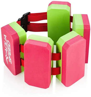 AQUA SPEED 5 Piece Swimming Belt Rožinė/Žalias