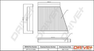 Filtras, salono oras Dr!ve+ DP1110.12.0048