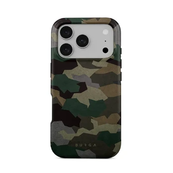 Tropical Green Camo - iPhone 17 Pro Case, Tough (MagSafe) / N/A