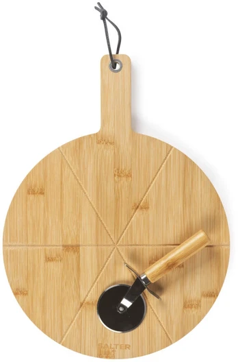 Salter BW14821 Toronto 12" Pizza Board & Cutter Set