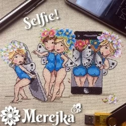 Selfie SK76 siuvinėjimo rinkinys iš Merejka