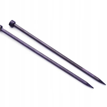 Knitpro J'adore Cubics medinės tiesios virbalai, 6.00mm, 30cm