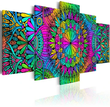Artgeist Paveikslas - Mandala: Peacock Feathers