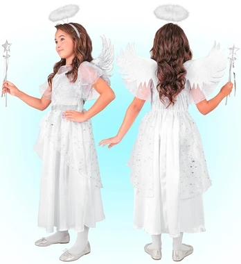 „ANGELAS“ (suknelė, sparnai, aureolė)