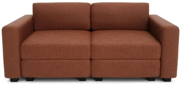 Citysofa 2 vietų modulinė sofa GRACIA - Terakota