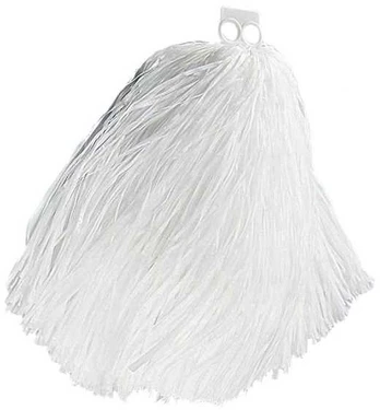 Widmann Hvid pom pom