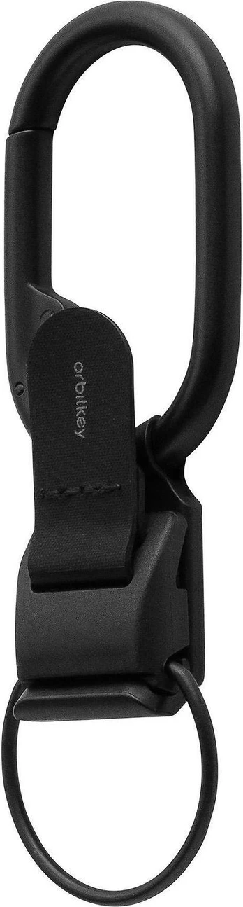 Orbitkey Clip v2 raktų pakabukas, juodas