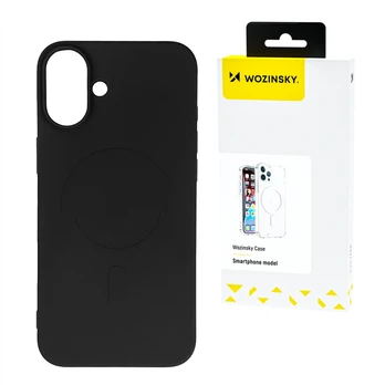 Wozinsky Silikoninis dėklas MagSafe Samsung Galaxy S24 FE Juodas