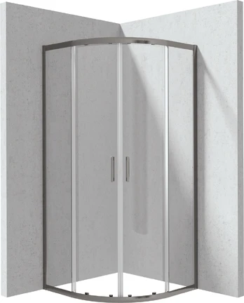 Deante Curved shower enclosure 80x80 cm