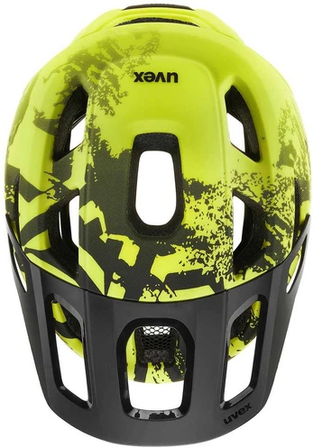 Šalmas Uvex react jr. MIPS lime - juodas-52-56CM